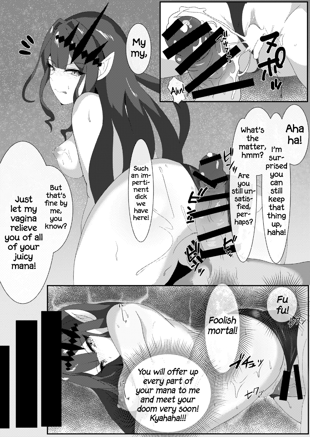 Hentai Manga Comic-Fairy Knight and Insatiable Master-Read-13